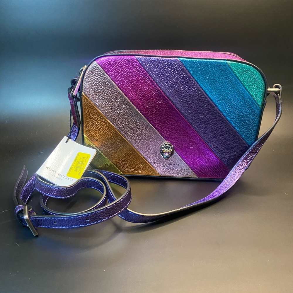 Kurt Geiger London Kensington Crossbody Bag, Rainbow New